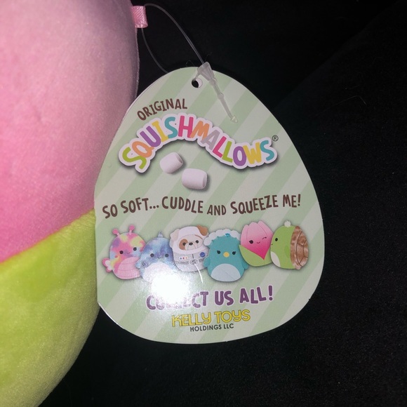 8” Squishmallow pink tulip NWT bridgie - Picture 3 of 10